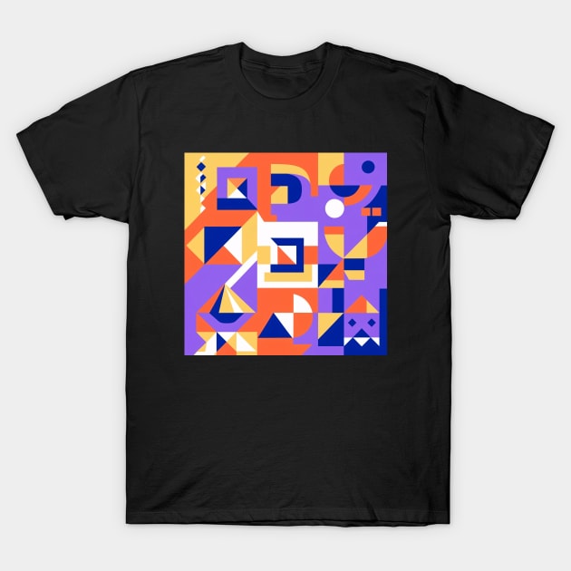 Geometric Abstract Art T-Shirt by SimpliPrinter